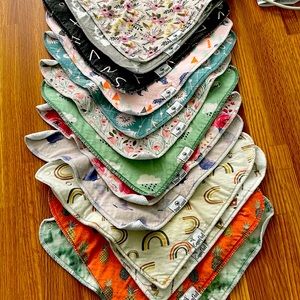 Diaper Squad and Copper Pearl - Baby Bandana Drool Bibs. Multiple prints